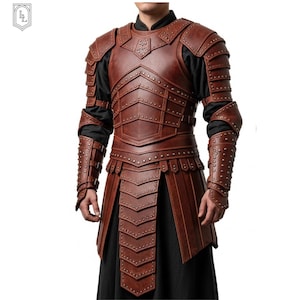 Armadura de Cruzado Nocturno hecha a mano para hombre / Atuendo de guerrero gótico oscuro / Ropa de cosplay / Regalo para él