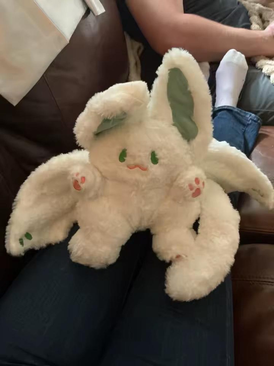 Flying Sky Big Bat Rabbit Plush – Cute Soft Fantasy Stuffed Animal ...