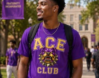 Que Dawg Line Number Club Shirt | Que Dog Crossing Tee | Omega Man Gift | Greek Fraternity Shirt | Ques Apparel