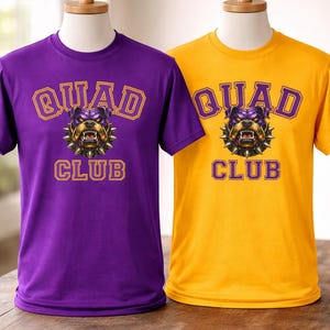 Que Dawg Line Number Club Shirt | Que Dog Crossing Tee | Omega Man Gift | Greek Fraternity Shirt | Ques Apparel afbeelding 7