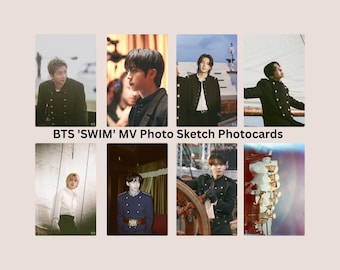 BTS 'SWIM' MV Photo Sketch Photo Cards – Fan Made Collection