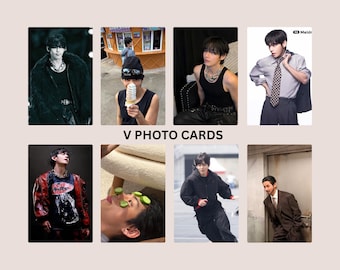 V Photo Cards - Arirang Comeback - Fan Made - Single sided - BTS - ARMY - K Pop