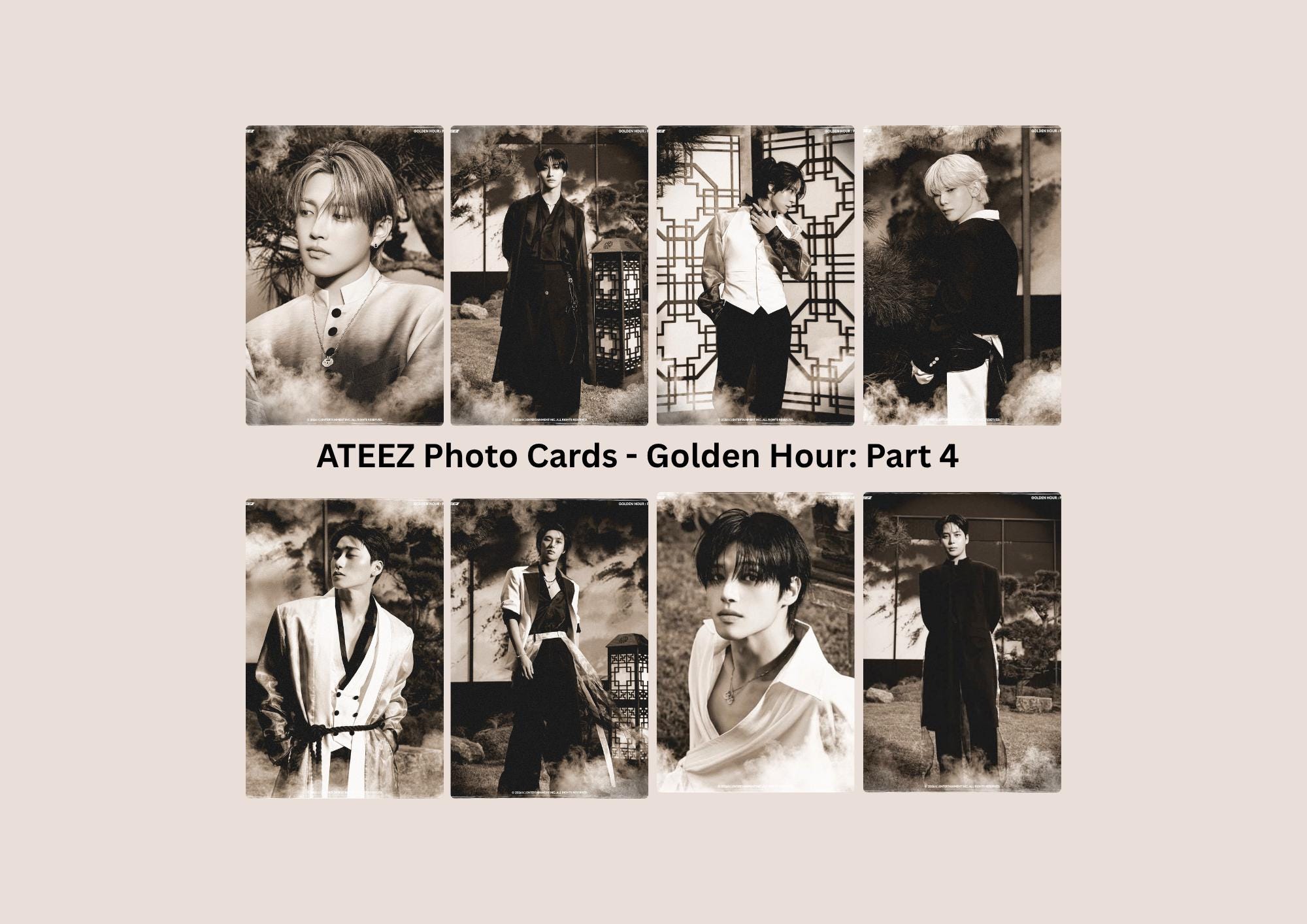 Ateez Yunho Photo Card - Etsy