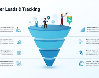 Herramienta CRM para empresas de servicios en Excel / Seguimiento de clientes potenciales, canal de ventas (XLSM)