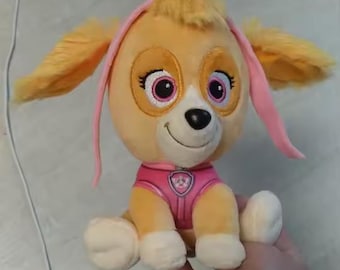 Cute Flying Puppy Plush Toy | Pink Dog Stuffed Animal | Soft Kawaii Pup Plushie Gift for Kids & Toddlers
