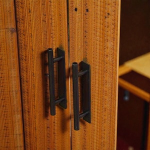 Self Adhesive Cabinet Handles, Black Drawer Pulls, No Drill Stick On Furniture Hardware