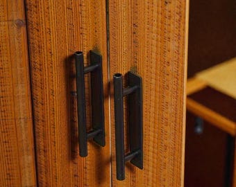 Self Adhesive Cabinet Handles, Black Drawer Pulls, No Drill Stick On Furniture Hardware