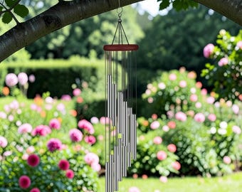 Aluminium Wind Chimes: Outdoor Garden Hanging Decor, Relaxing Patio Porch Ambience