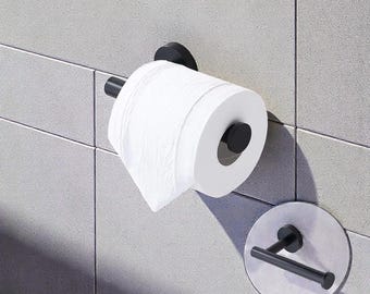 Stainless Steel Toilet Paper Holder: Modern Wall Mounted Bathroom Storage Rack