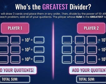 Divide By Powers of 10 Game!