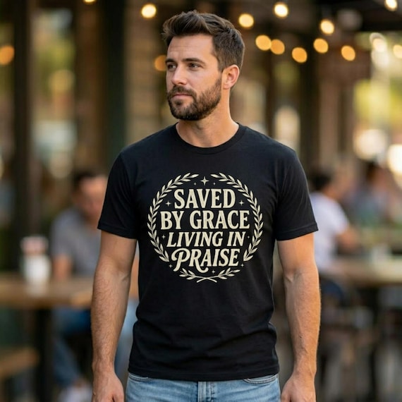 Saved by Grace Living In Praise Classic Unisex T-shirt