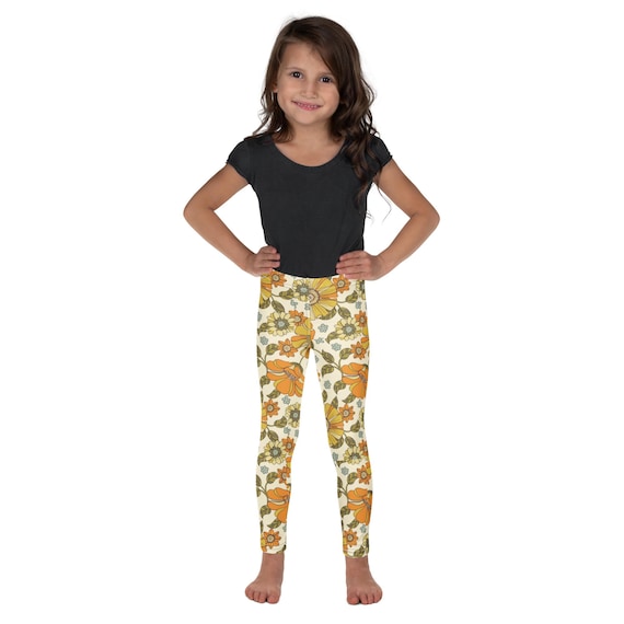 Kid's Floral Leggings