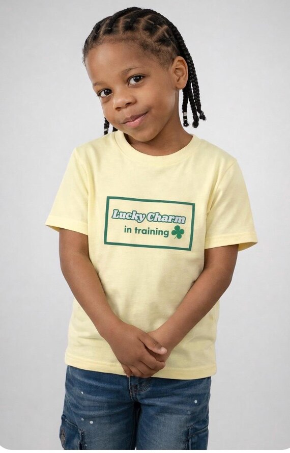 Kids crew neck Lucky Charm St Patrick's Day t-shirt