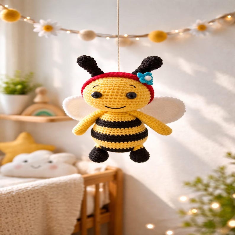 Crochet Bee Pattern PDF | Bumblebee Crochet Pattern PDF | Easy Beginner ...
