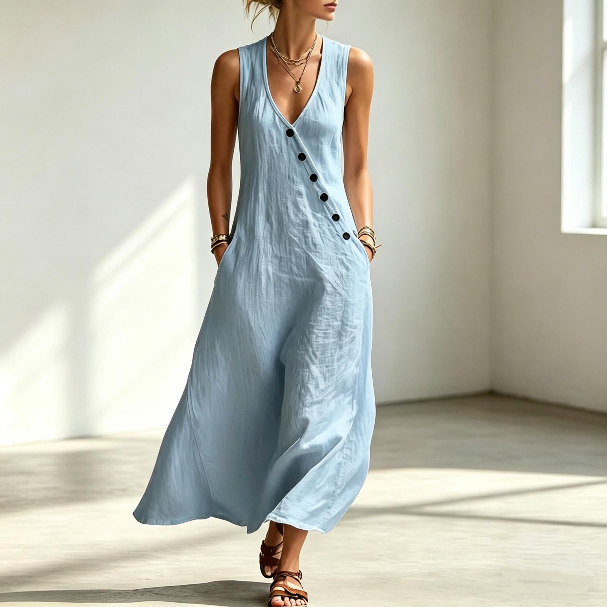 Below the Knee Summer Dress - Etsy