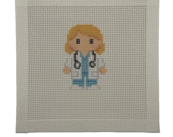 Medical Professional Lizzy Claire Needlepoint Canvas