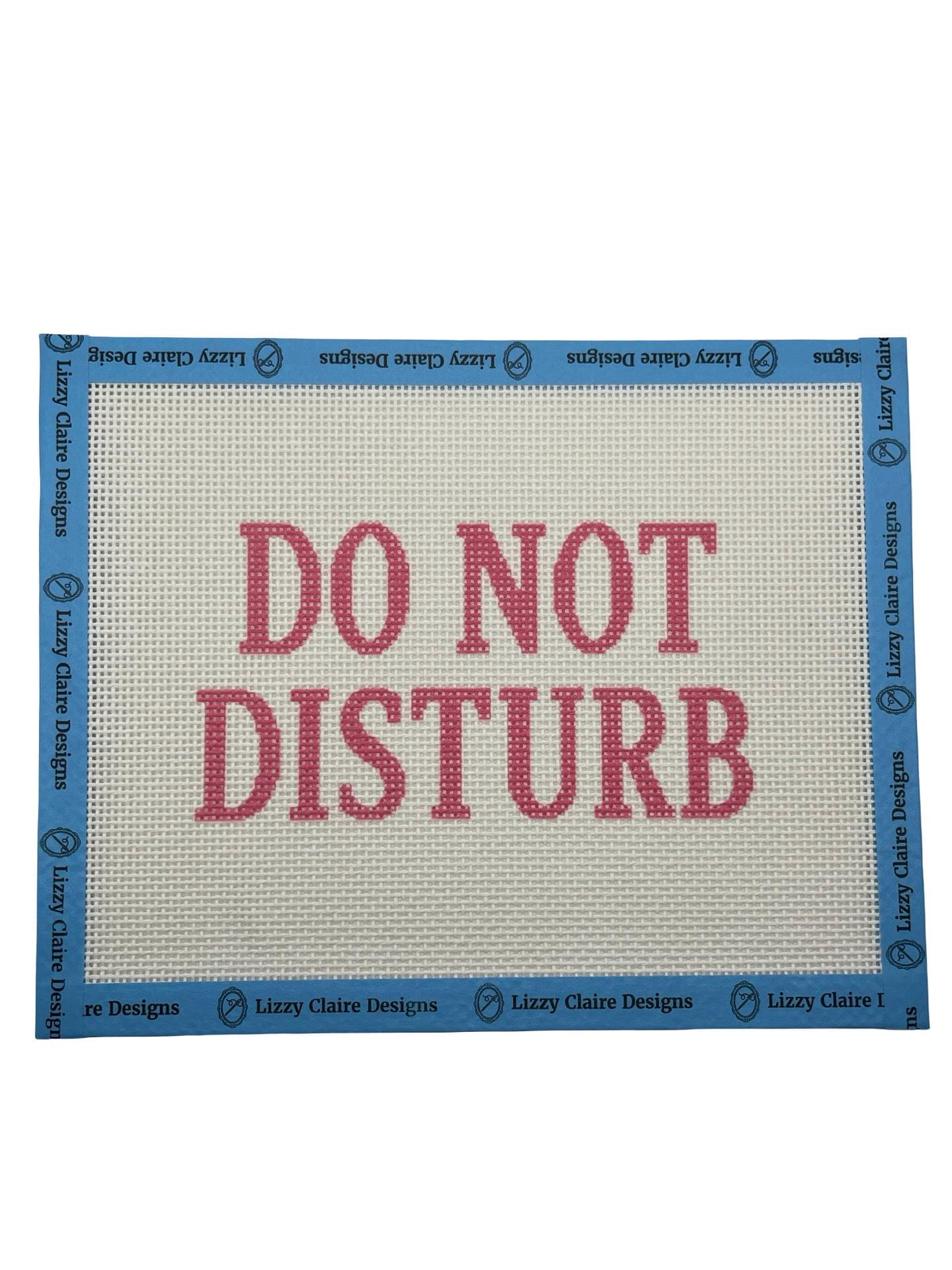 Do Not Disturb - 13 mesh - 9 x 7- Needlepoint Canvas