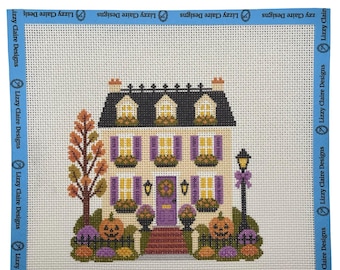 Lizzy Claire's Happy Neighborhood Trick or Treat Townhouse - 13 mesh - 10x10 - Lizzy Claire Designs