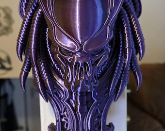 Estantería/Busto de Predator - Decoración de película de terror impresa en 3D (FanArt)