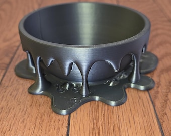 Drip Effect Catchall Bowl – 3D Printed Decorative Dish