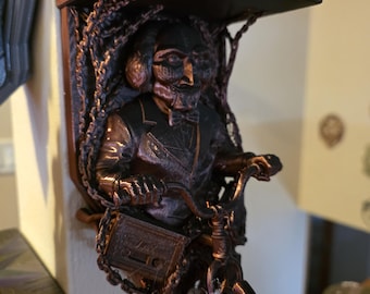 Billy el títere / Estantería de pared de terror SAW – Exhibidor gótico impreso en 3D