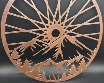 Rueda del Amanecer de Copper Mountain – Arte mural impreso en 3D