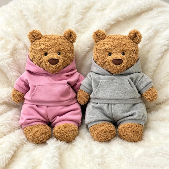 Handmade Bartholomew Bear  Hoodie & Shorts Set