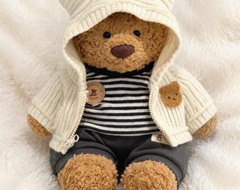 Handmade Bartholomew Bear Knit Hoodie Set