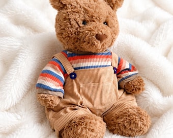 Handmade Bartholomew Bear Dungaree Set