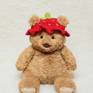 Jellycat Bartholomew Bear Strawberry Costume - Etsy