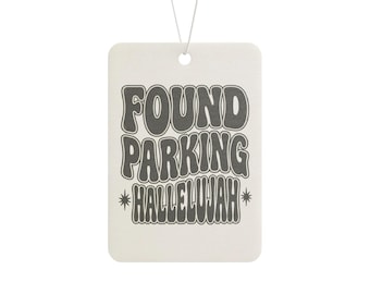 Found Parking Hallelujah Car Air Freshener