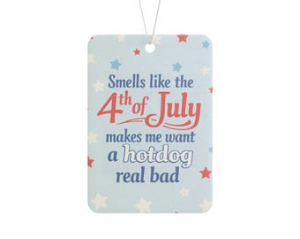 Fourth of July Car Air Freshener