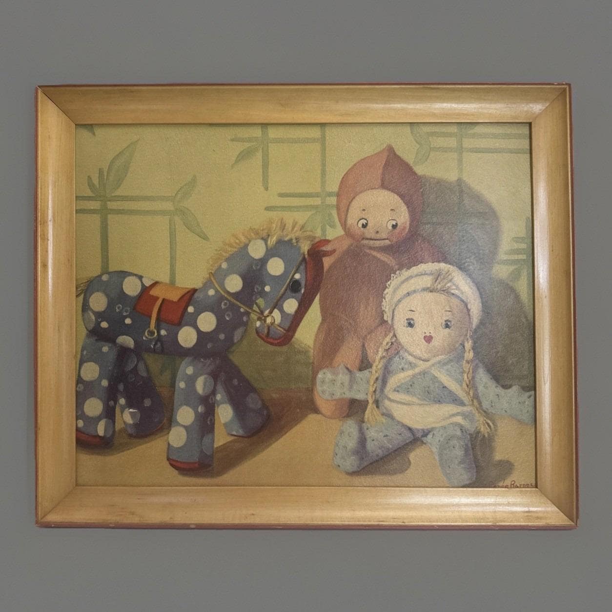 Antique Lithograph Doll - Etsy