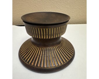 Gatco製 真鍮製 インド製 ピラーキャンドルホルダー ヴィンテージ 1970年代 レア品!!