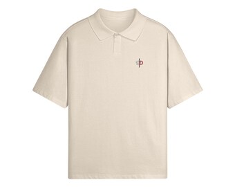 Oversized Polo Shirt – 100% Combed Cotton, 240 GSM Fabric
