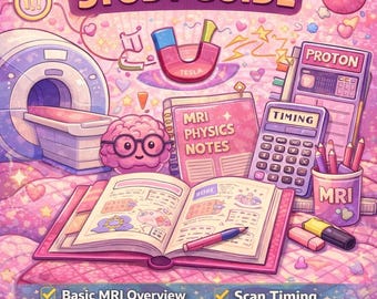 ARRT MRI Physics Study Guide | Concepts, Tips, Equations 2026 (Digital Download)