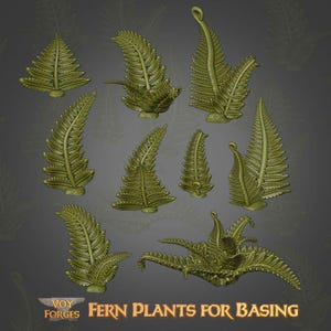 Basing Bits – Ferns – 9 Piece Pack