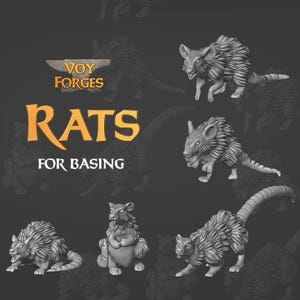 Basing Bits – Rats – 5 Piece Pack
