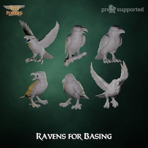 Basing Bits – Ravens – 6 Piece Pack
