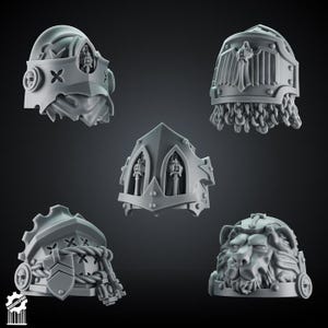 Schulterpanzer für Ewige Kreuzritter – Set 5–10 Stück