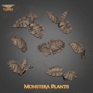 Basing Bits – Monstera – 7 Piece Pack