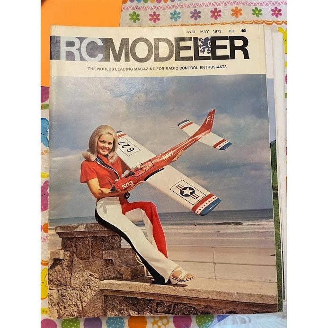Rc Model Magazine RC Modeler Magazine May 1972 Vintage Radio Control Airplane Enthusiast ...