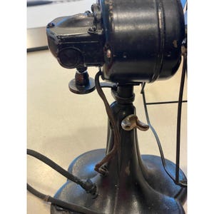 Antique Emerson Seabreeze Electric Fan 13" Black Industrial Art Deco WORKING! image 8