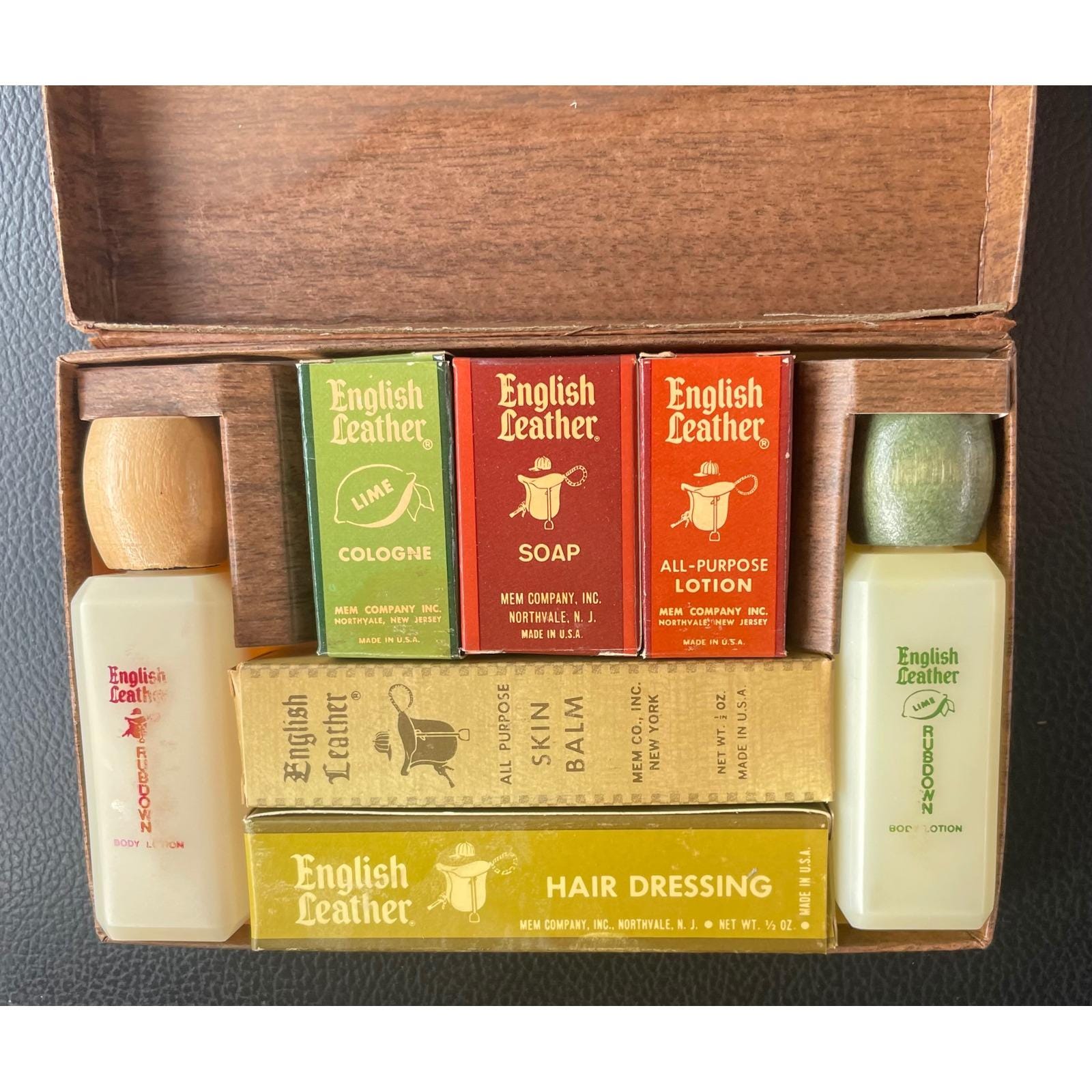 香水(男性用) Vintage English Leather Cambridge Set 3P English Leather Cologne for Men - Etsy