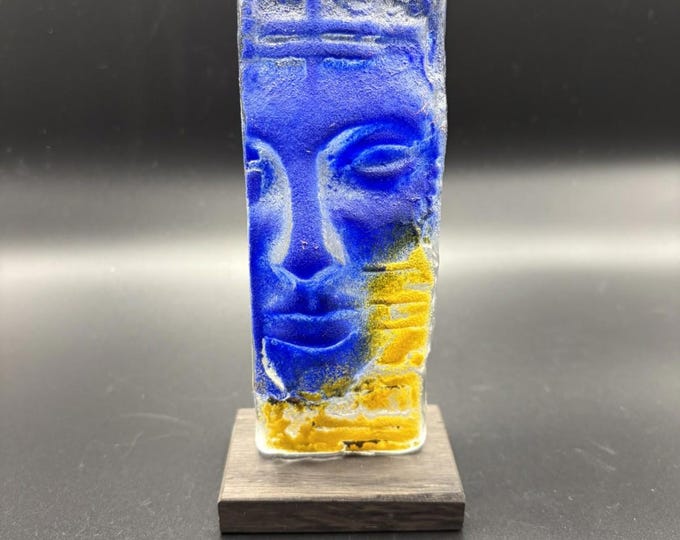 Bjorn Ekergren Sculptural Art Glass/ Signed