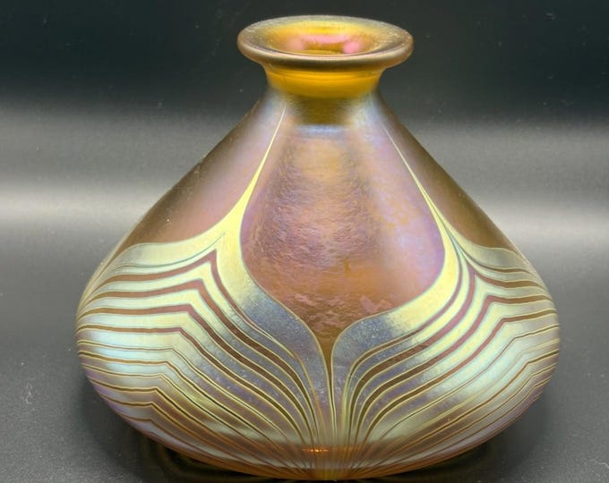 Correia Pulled Feather Vase/ Artist Proof/ Signed And Dated