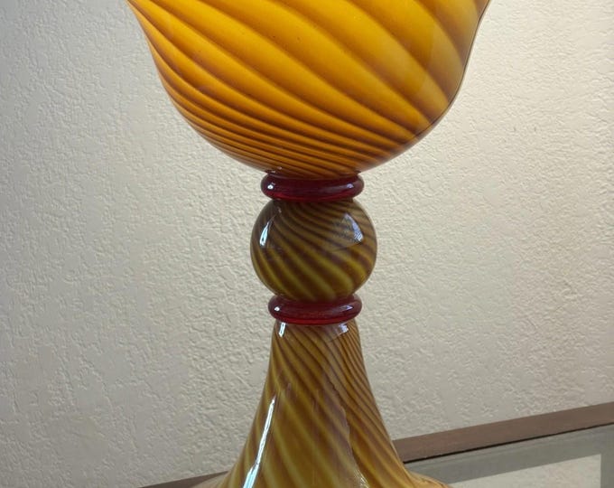 Monumental Murano Glass Centerpiece  17.5 Inches Tall