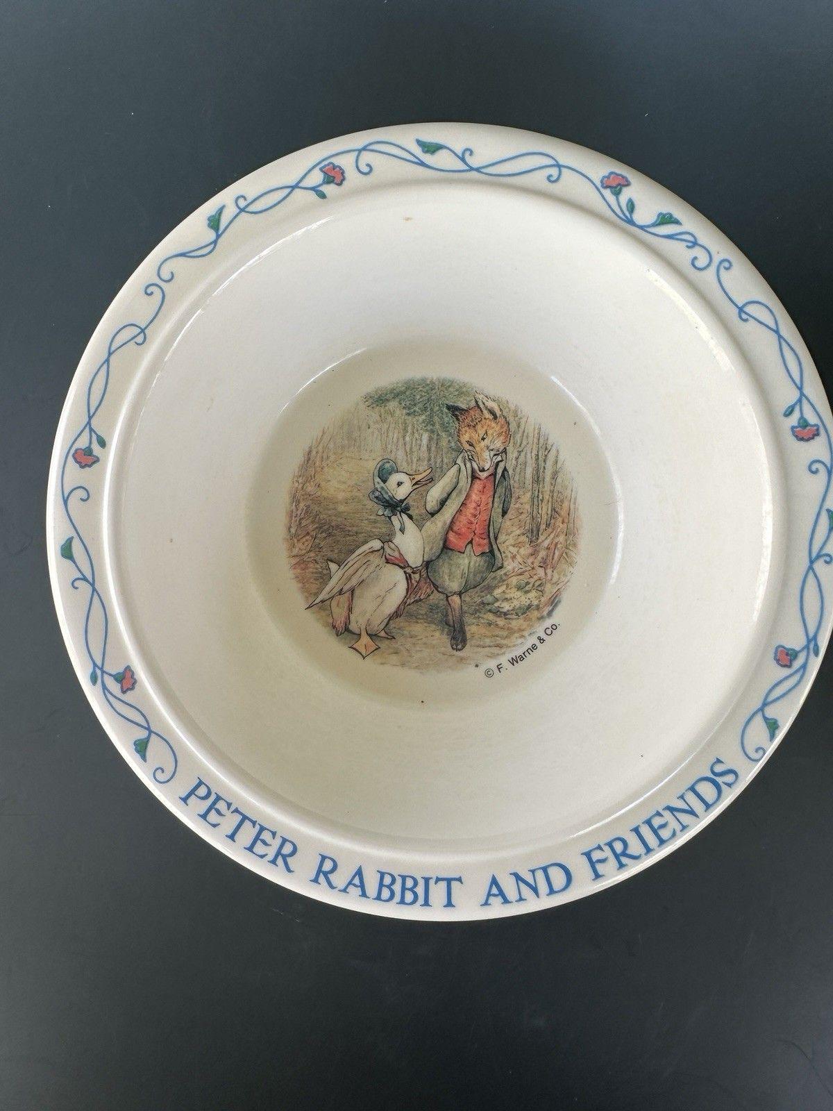 Vintage Peter Rabbit Plate - Etsy