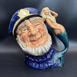 ヴィンテージ ロイヤルドルトンの「old salt」。髭の水夫と人形のジャグ Old Salt Royal Doulton - Etsy