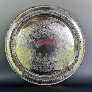 【オネイダ】シルバートレイ 、【Wm. A. Rogers】サーバー、リング Wm Rogers Silverplate Tray - Etsy Canada